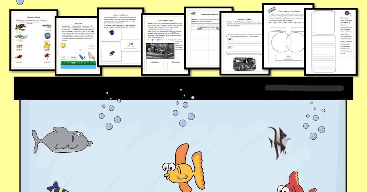 Little Miss Middle School: Finding Nemo Science Activities Movie Pack!