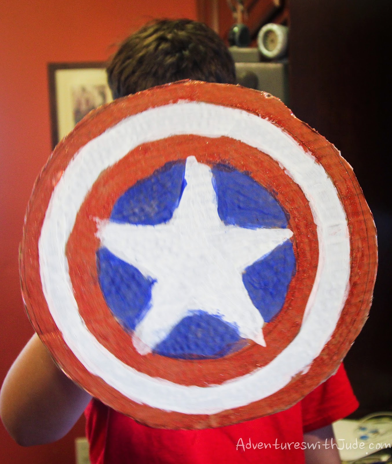 Adventures with Jude Captain America Shield (with printable star template)