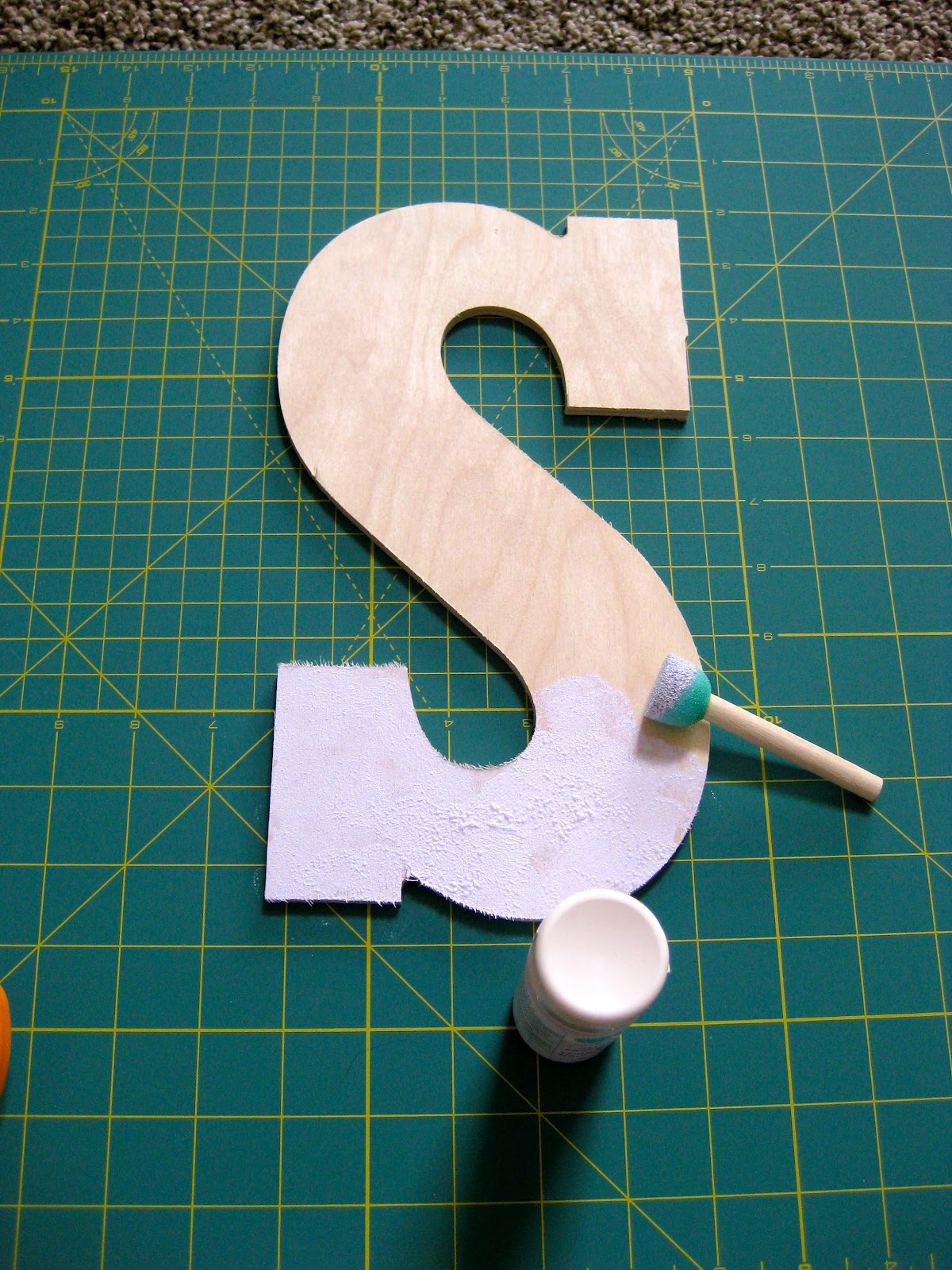 Random thoughts in random world Handmade Tuesday Embossing wood letters