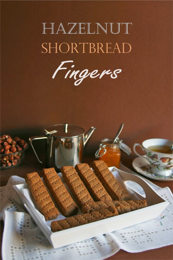 Cinnamon Girl Hazelnut Shortbread Fingers
