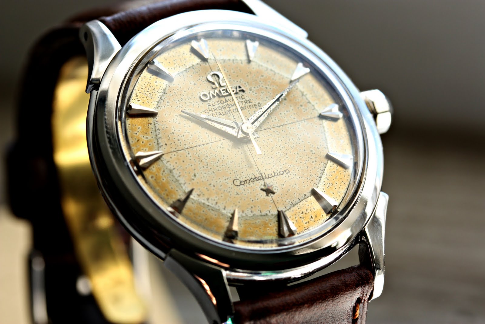Vintage Omegas For Sale Sold 1957 Omega Constellation PiePan