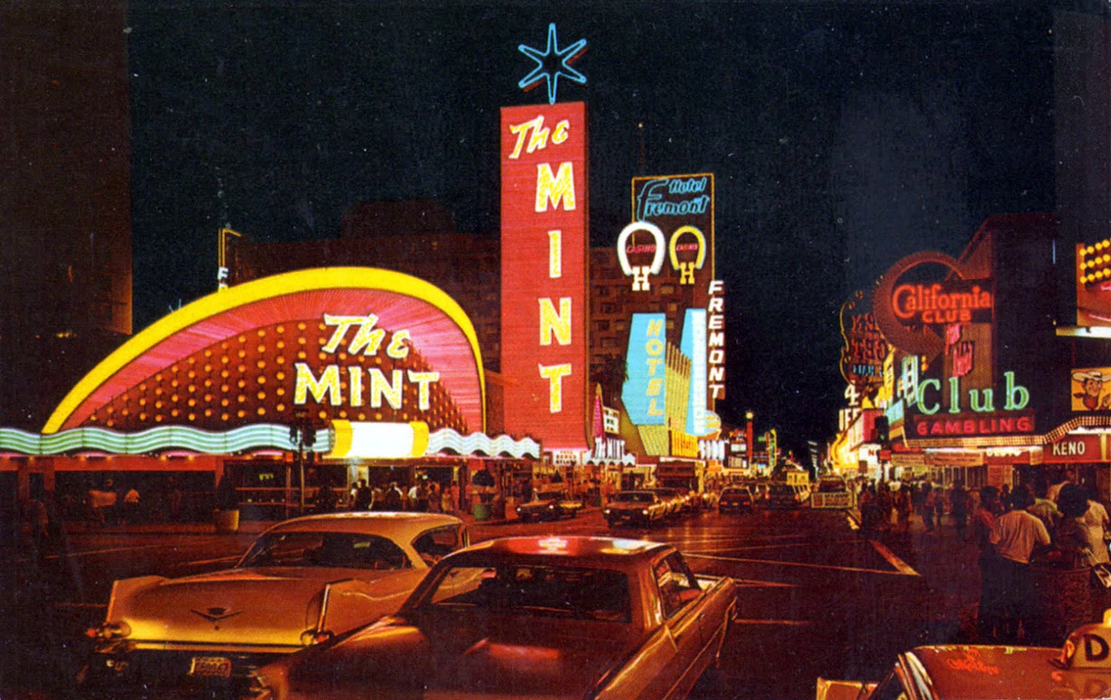 vegas las 1950s fremont 1960s casino street stuff night nv strip 60s mint hotel neat 1971 lights loathing fear 70s