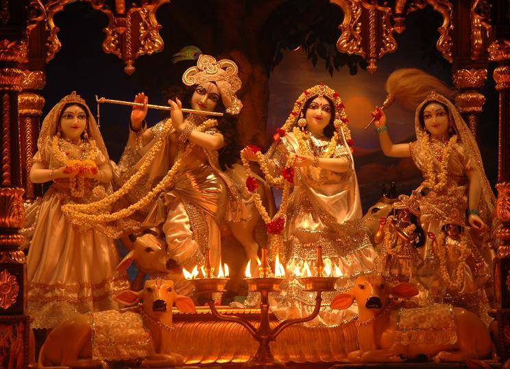 God Sri Krishna in Iskcon Temple beautiful wallpapers goddess god