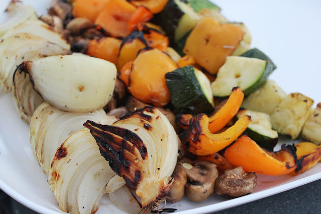 Grilled vegetables with Montreal Steak Seasoning