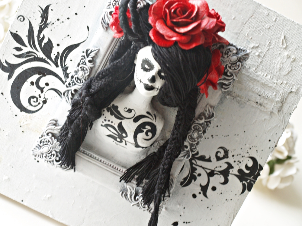 13 arts Gesso Mixed media Almanac by Olga Heldwein