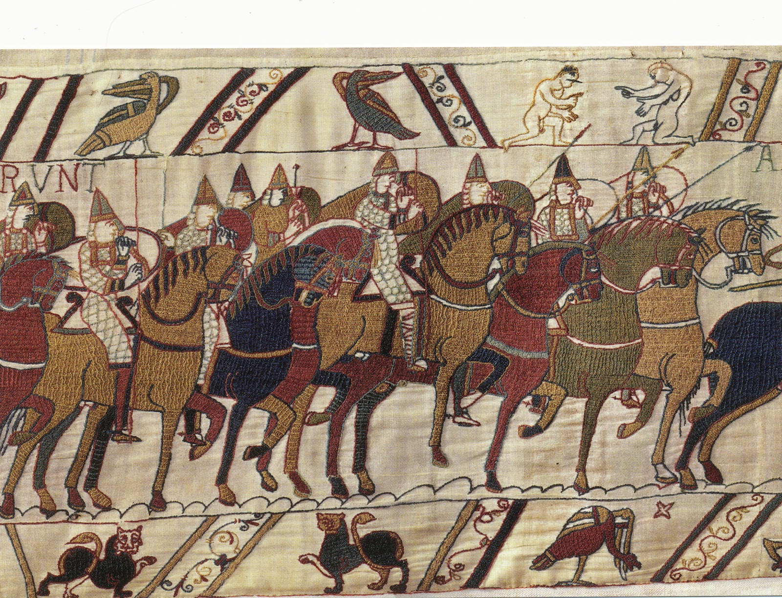 The bayeux tapestry picture