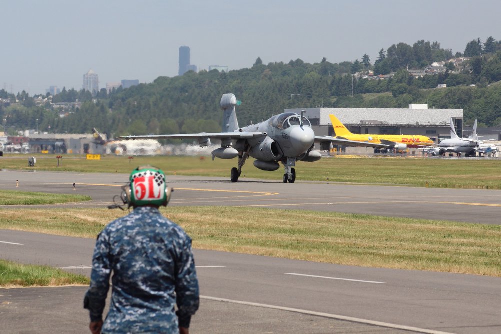 A Scale Canadian EA6B Delivered to the Museum of Flight