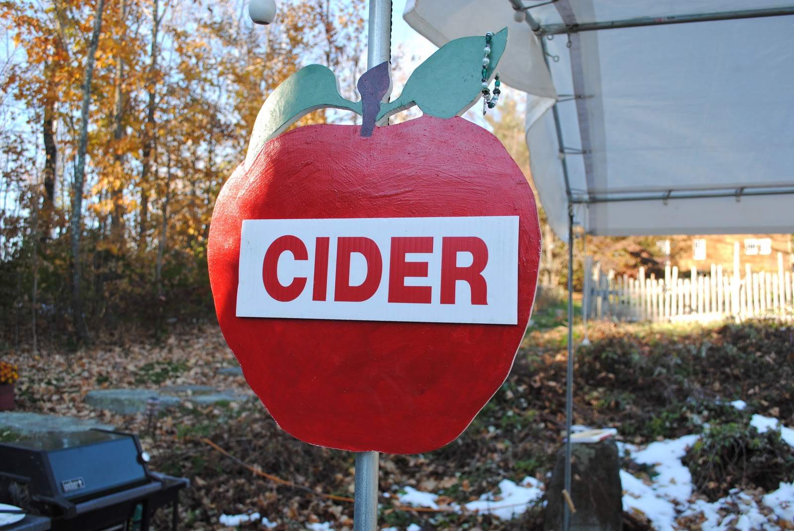 Dorm Room Dinner Cider Day at New Salem Preserves and Curried