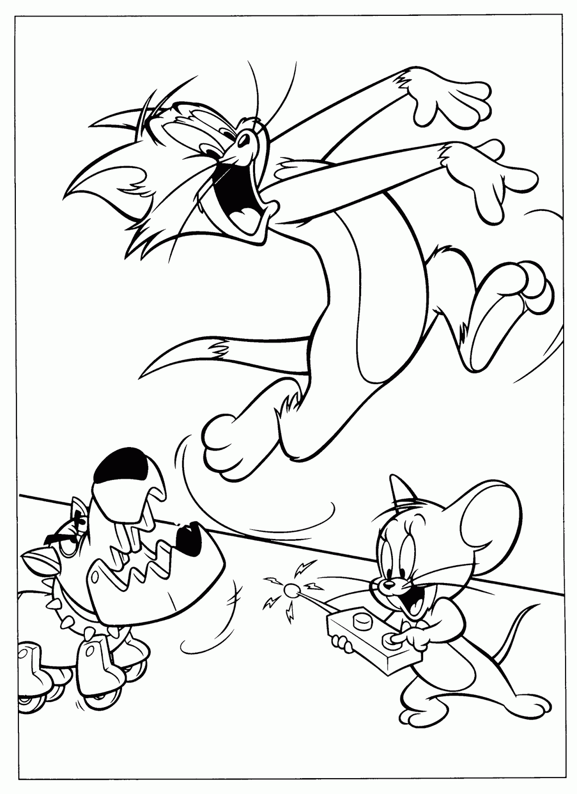 Desenhos Tom e Jerry Para Colorir Desenhos para colorir