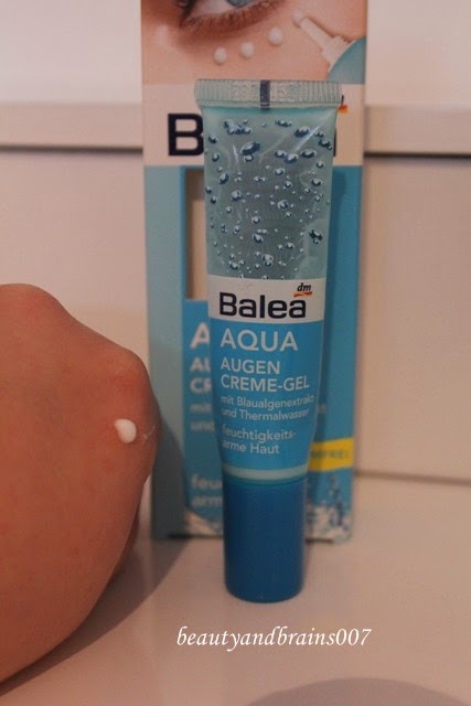 Beautyandbrains007 Balea Aqua Eye Cream Gel