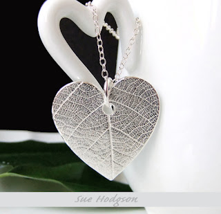 Leaf Silver Jewellery by Sue Hodgson