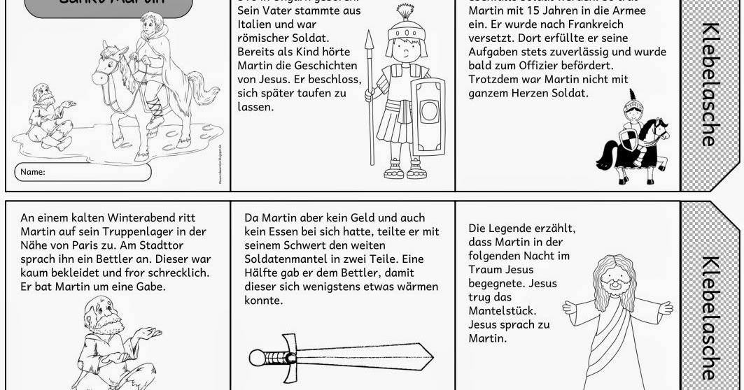 Ideenreise: Leporello "Sankt Martin"