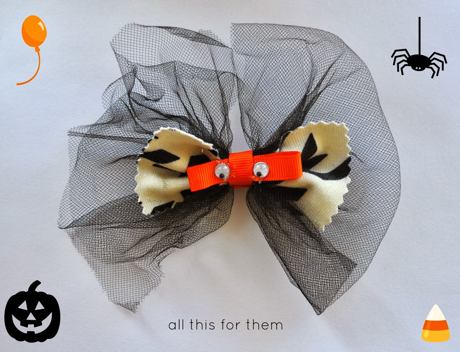 all this for them Halloween Hair Bows Tutorial(s)