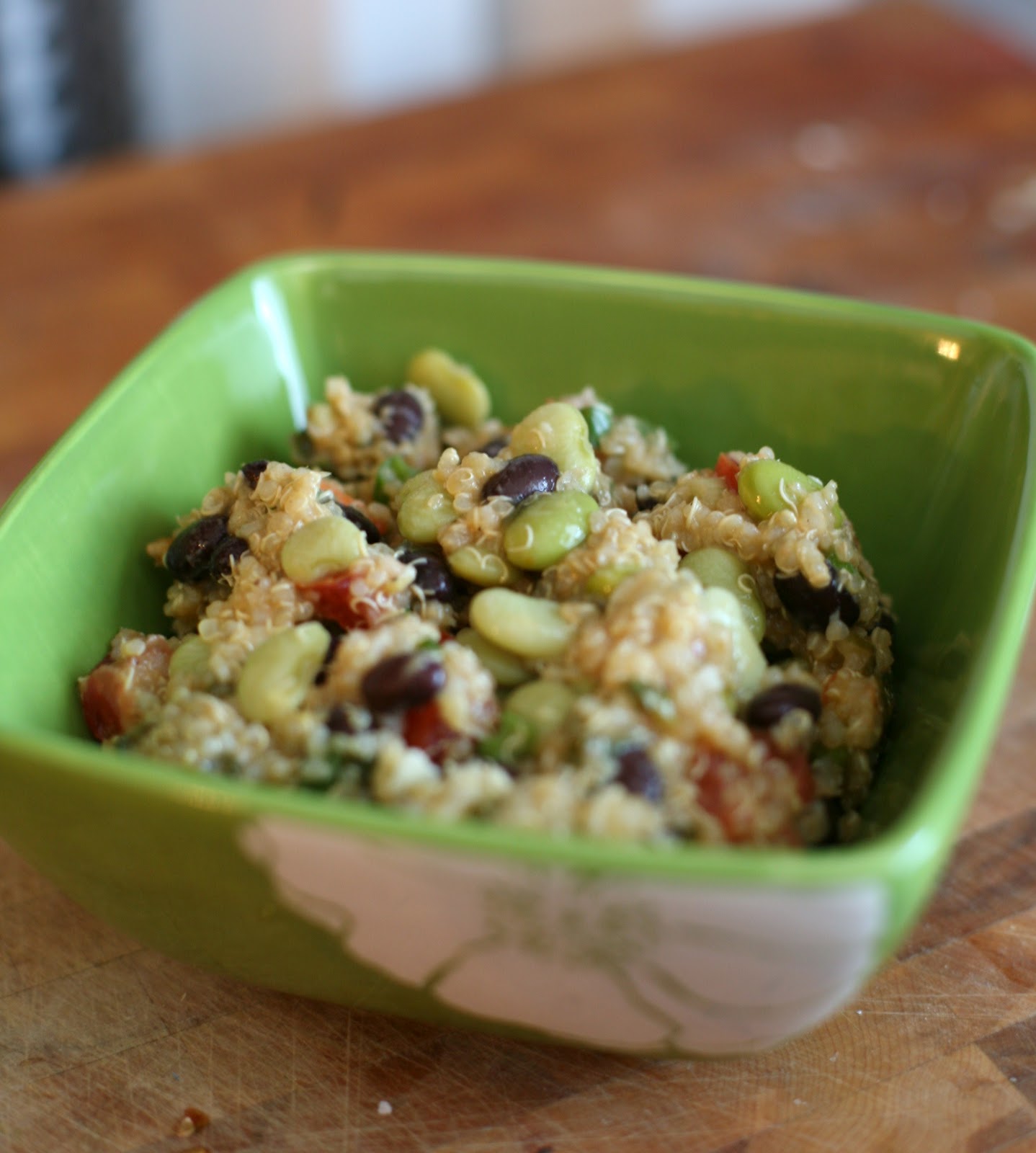 That's Damn Good! Black BeanQuinoa Salad with BasilLemon Dressing