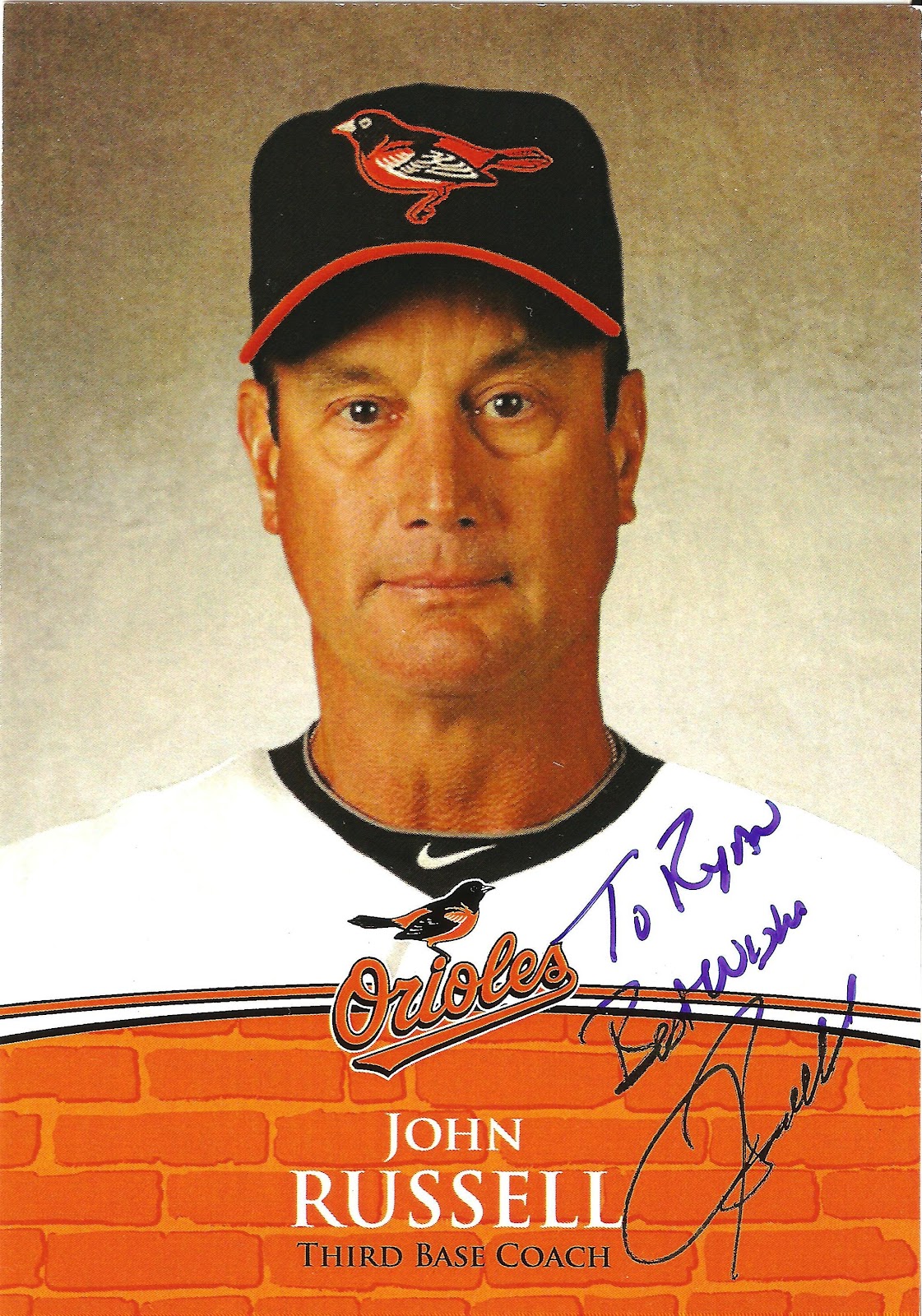 The Great Orioles Autograph Project Orioles Coaching Staff Autographs