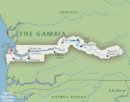 Gambia Map