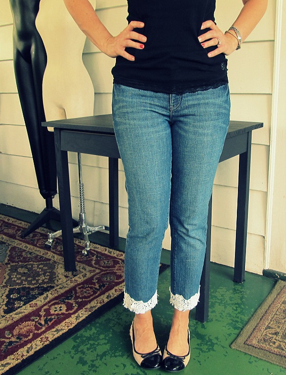 WobiSobi Lace Cuff Jeans, Revisited