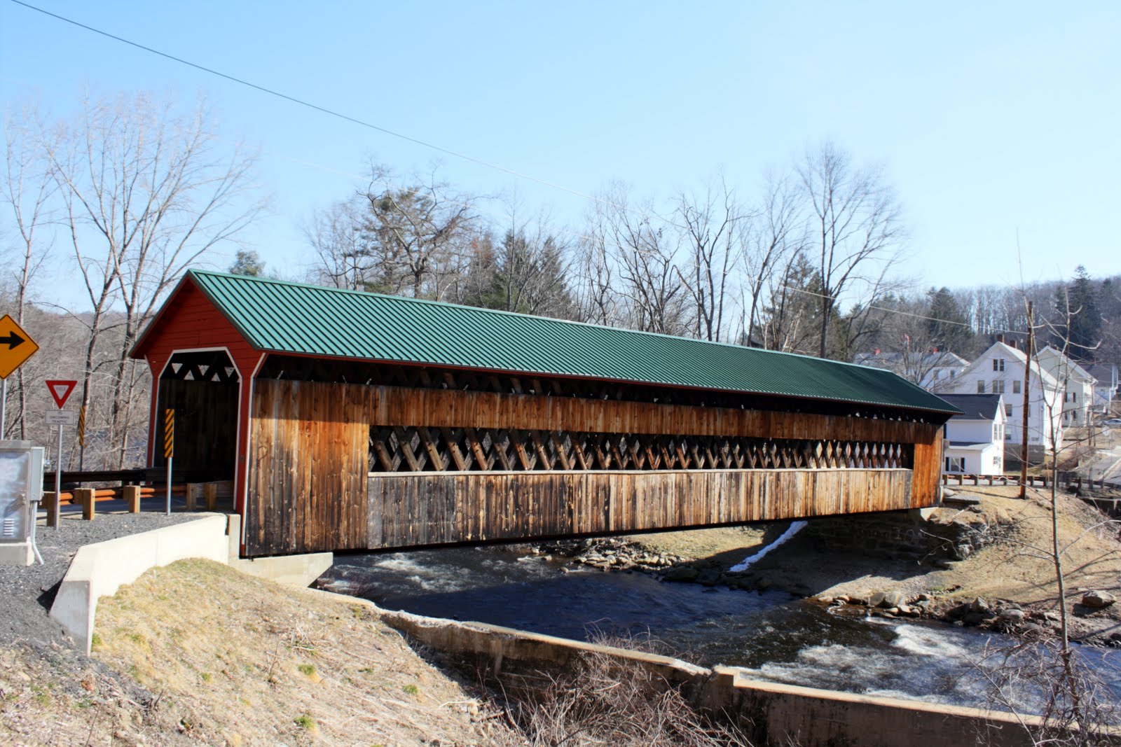 Life, On A Bridged WareHardwick Covered Bridge, WareHardwick, MA