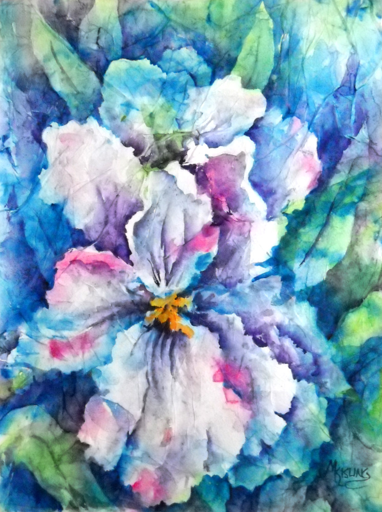 Martha Kisling Art With Heart Tissue Paper Iris