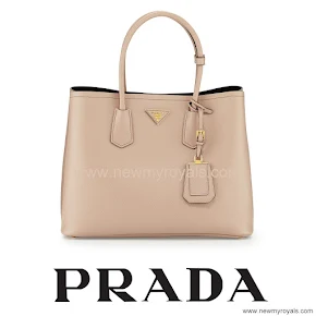 Princess Mary Style Prada Saffiano Cuir Double Bag