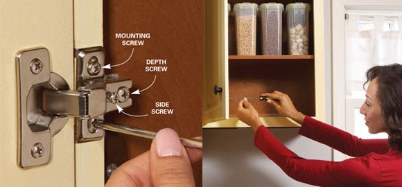 Centro Carpintero: Ajuste Euro Bisagras truco alineación