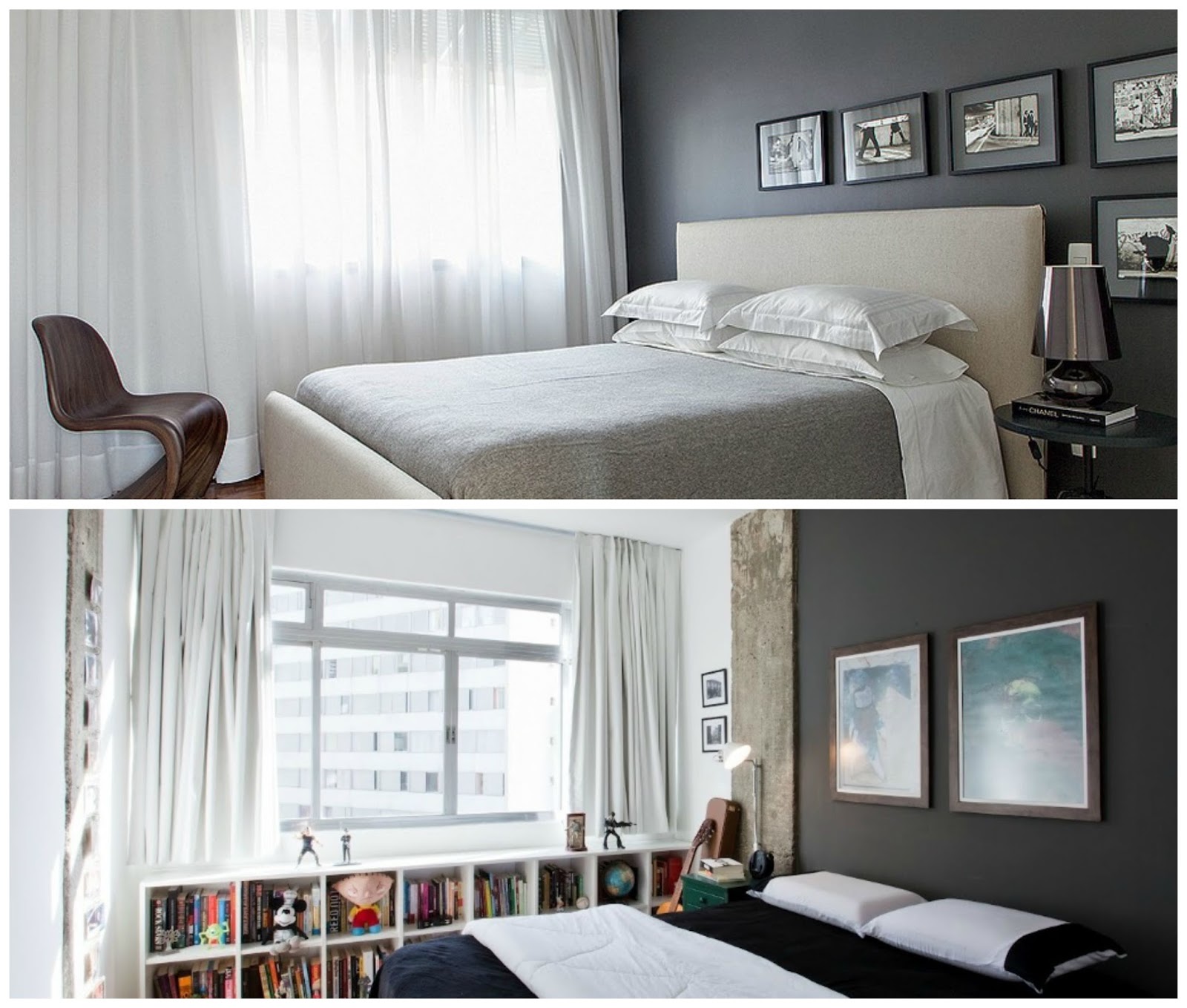 Dicas de Decor Quarto em Tons de Cinza e Preto Gostei ~ Quarto Preto Cinza E Vermelho Dicas de Decor Quarto em Tons de Cinza e Preto Gostei ~ Quarto Preto Cinza E Vermelho