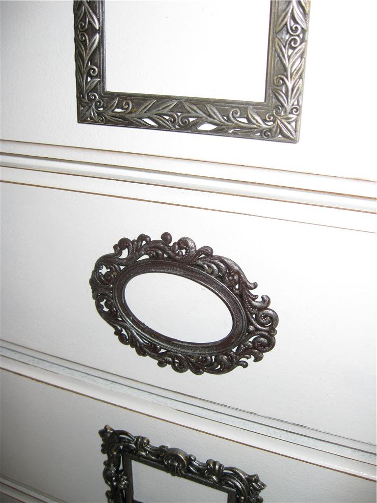 If You Give a Girl a Needle Dresser + Picture Frames = Easy Chic!