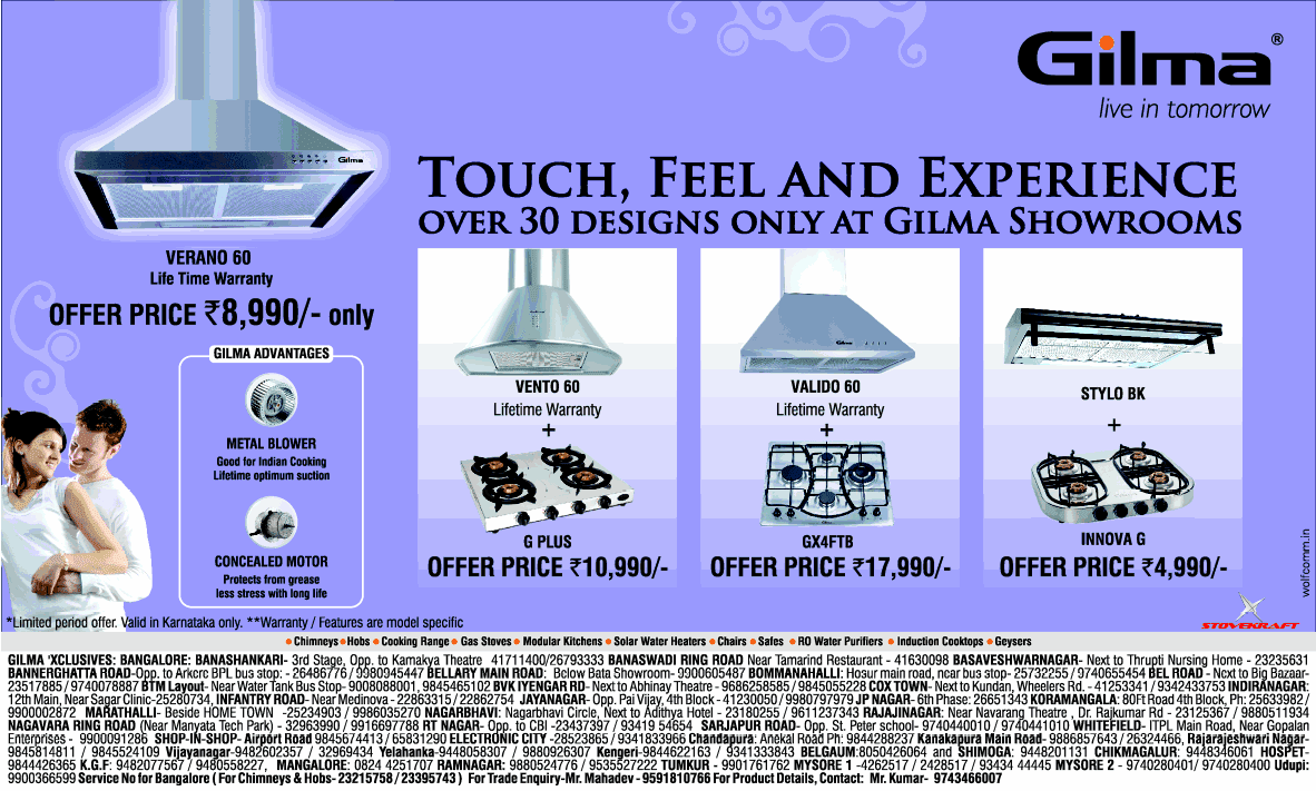 Gilma Kitchen Chimney plus Hobs Best Deals and Offers