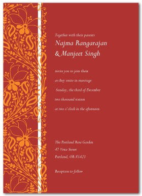 Indian Wedding Email Template Free