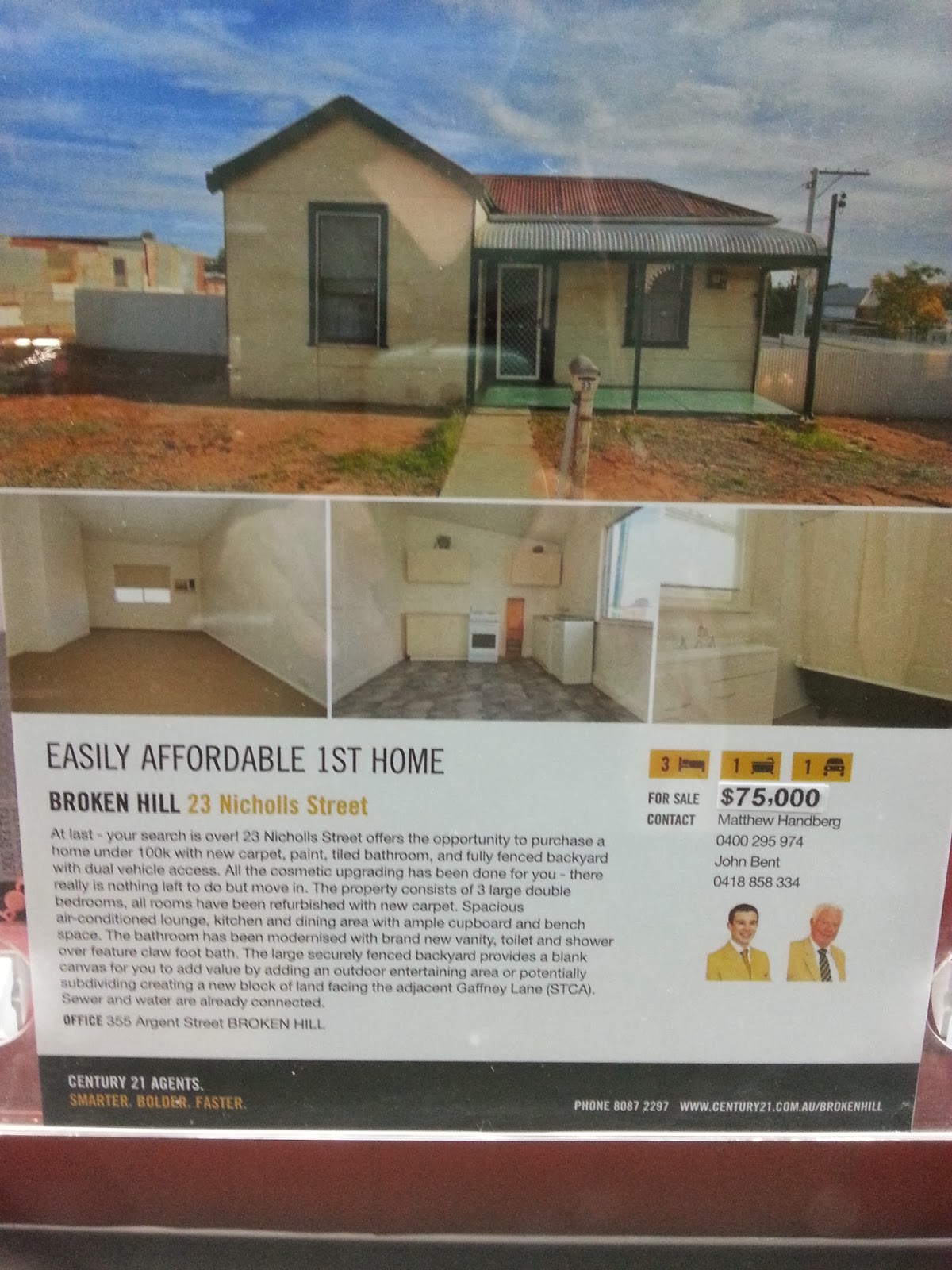 Real Estate in the news again in Broken Hill, it's