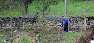 Preparing the ground for the cement Preparing the ground for the cement