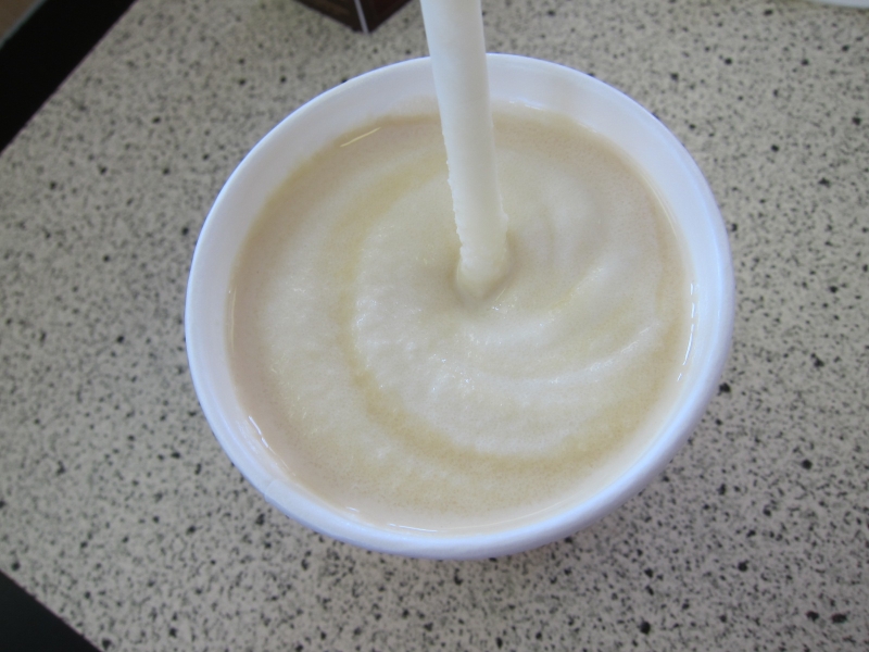 Review Arby's Salted Caramel Shake Brand Eating
