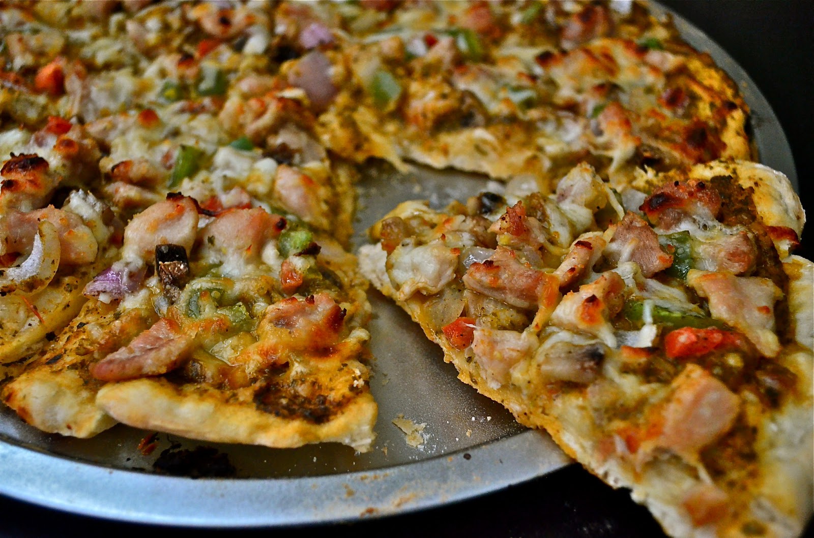 Dishing With Divya Pizza / Homemade Pizza (Made from Scratch)