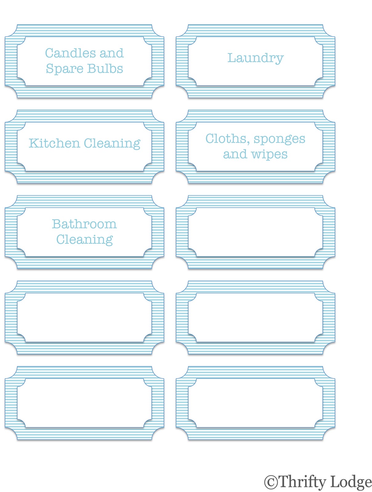 Thrifty Lodge Under Sink Organisation Part II