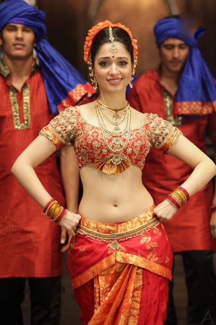 Actress Tamanna Hot Navel Show Photos