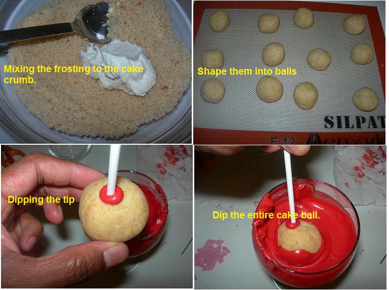 My Kitchen Treasures Red Cake Pops