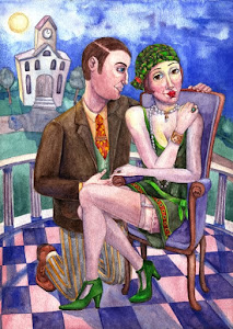 NATASHA SAZONOVA - 1920s ROMANTIC ILLUSTRATION