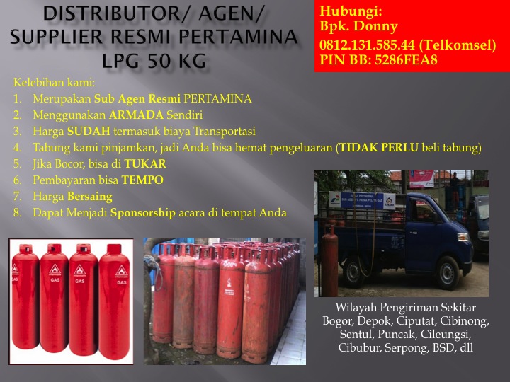 distributor lpg 50 kg