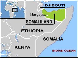 Somaliland map