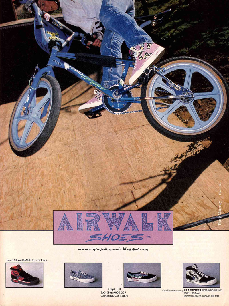 Vintage BMX Ads AIRWALK SHOES Tony Murray