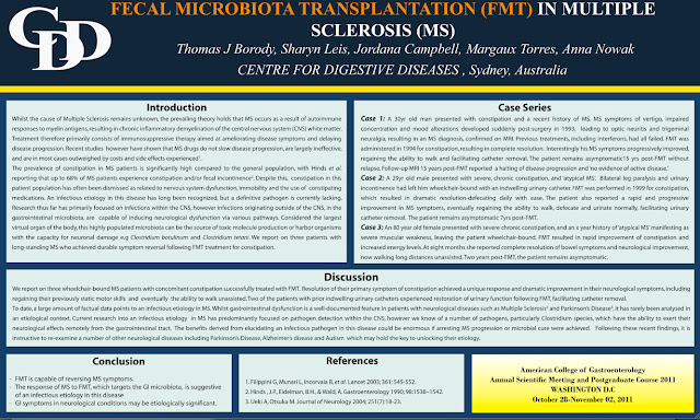 reversal of multiple sclerosis symptoms after fecal microbiota transplantation