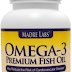 كبسولات زيت السمك اوميجا 3 Madre Labs, Omega-3 Premium Fish Oil, 180 mg EPA/120 mg DHA, 100 