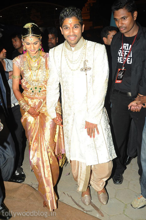 Allu Arjun Marriage Stills Bunny Wedding Pics Photos ~ E two E