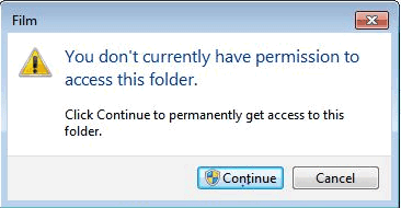 Permission Access Folder