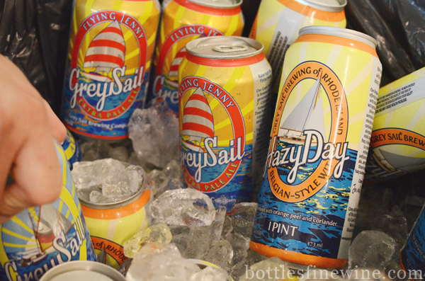 "Rhode Island" "Grey Sail" "Hazy Day" beer, cans, "tall boys"