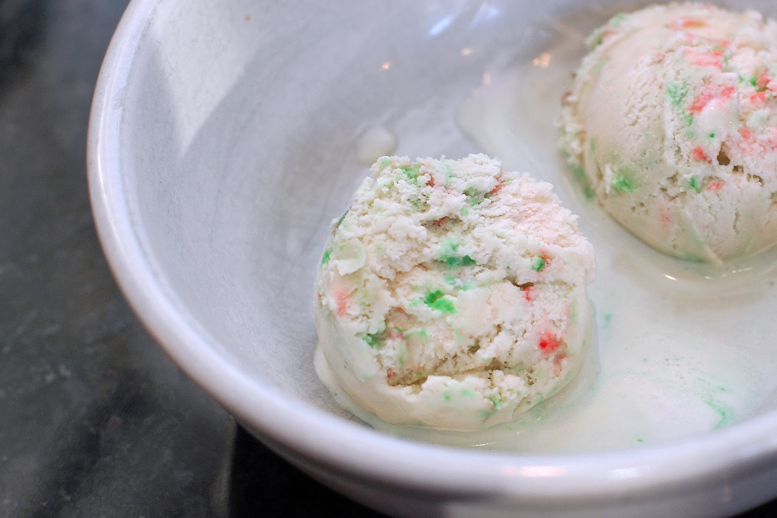 In Michelle's Kitchen Candy Cane Ice Cream
