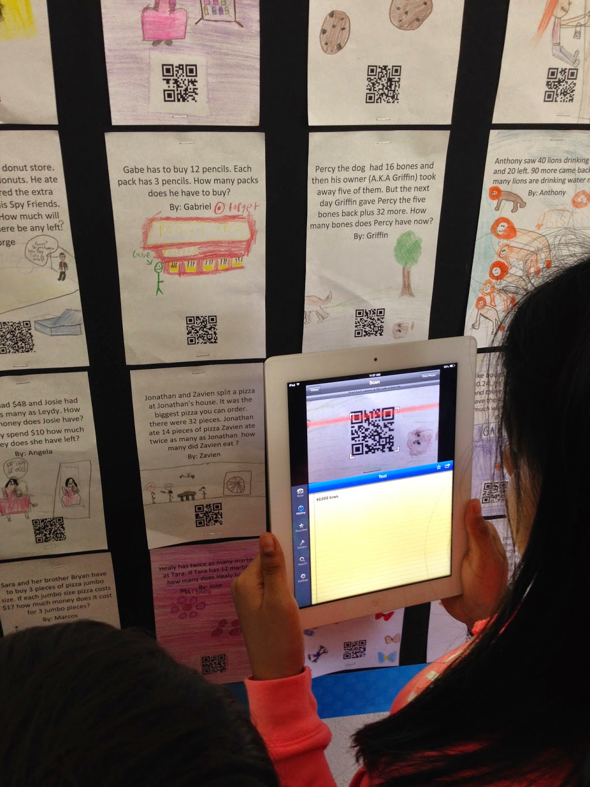 StudentCreated Interactive QR Code Bulletin Boards iTeach 11