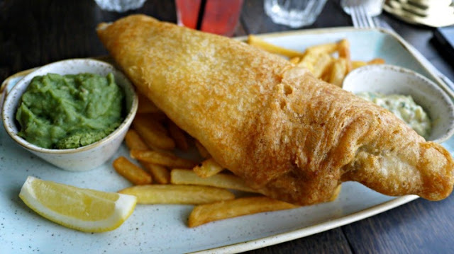 Selfridges on the roof with vintage salt fish and chips