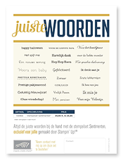 De juiste woorden