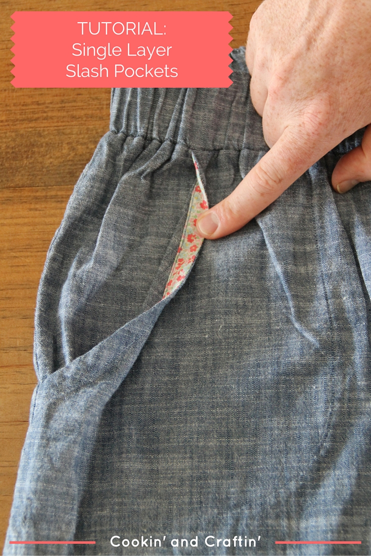 Cookin' & Craftin' Tutorial Single Layer Slash Pocket